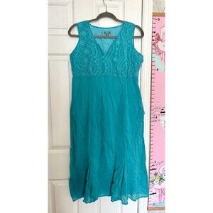 J. Jill Teal Midi Dress